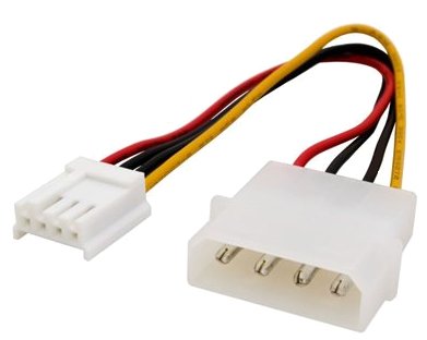 Molex (HDD) Male to Berg (Floppy) Female