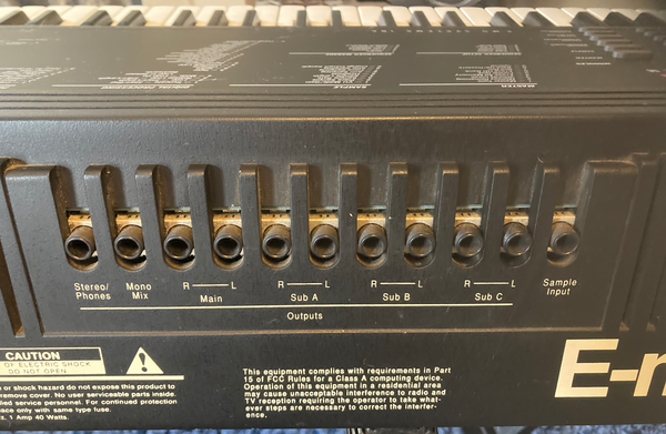 Emu Emax II Keyboard Sampler – SamplerZone.com
